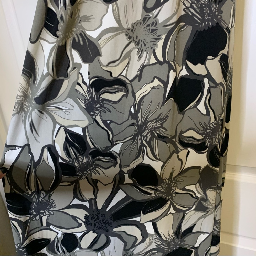 Elle Black & Gray Floral Halter Maxi Dress - Picture 3 of 6